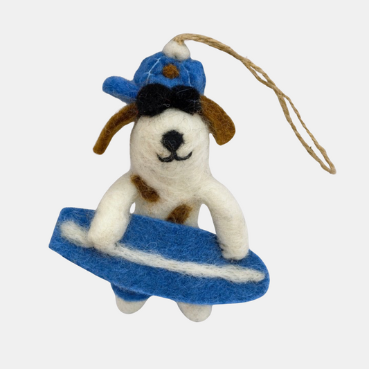 Decoration Felt - Off White - Sailor Pup