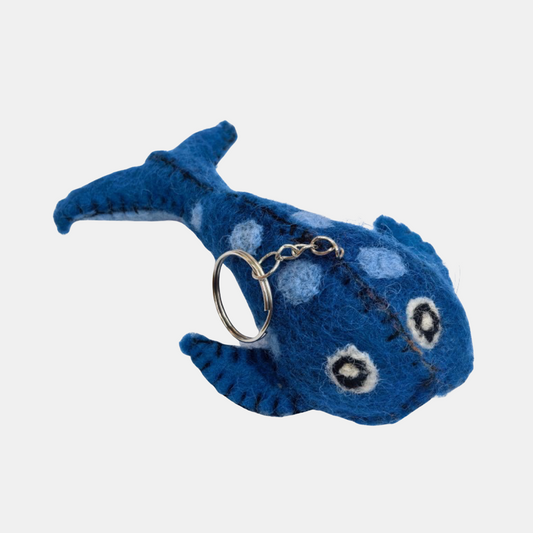 Decoration Felt - Blue - Whale