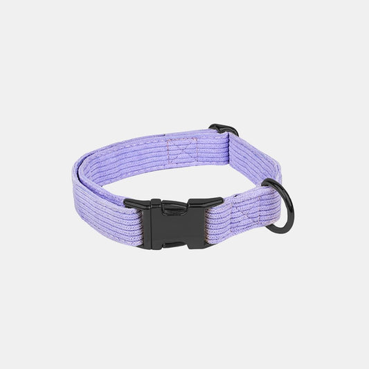 Pet Collar Cordroy Lilac - Small