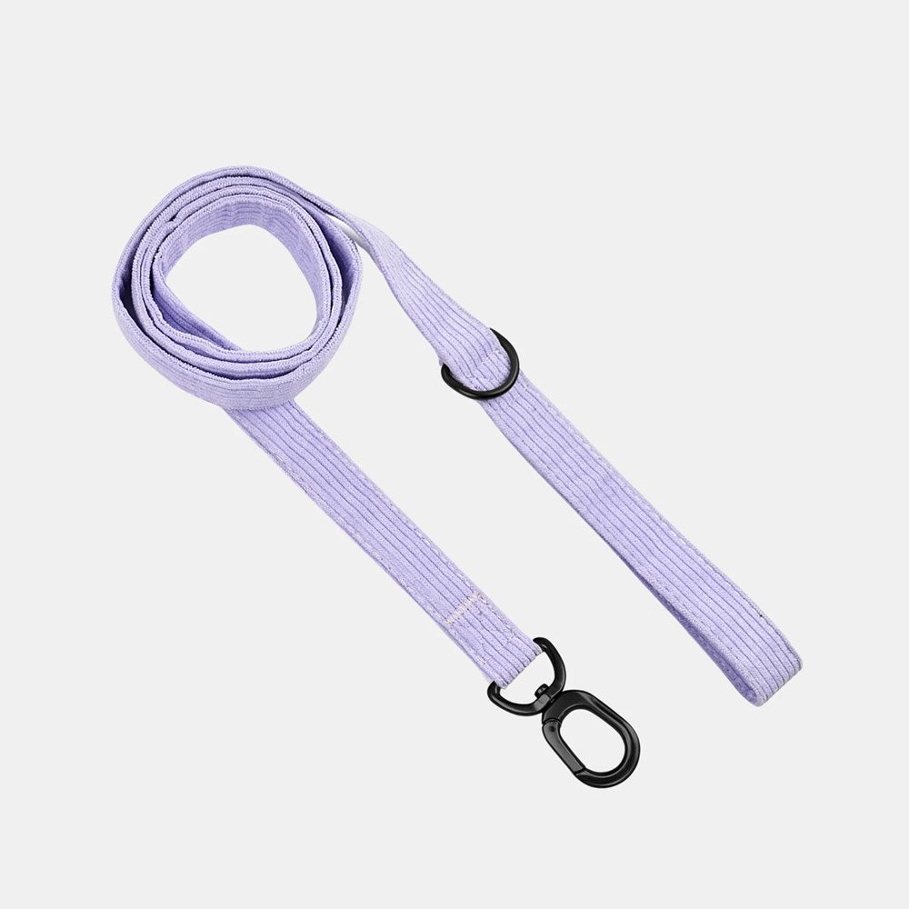 Pet Leash Cordroy Lilac - Large