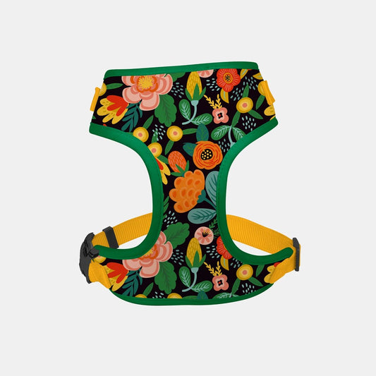 Pet Harness Floral Orange - Large