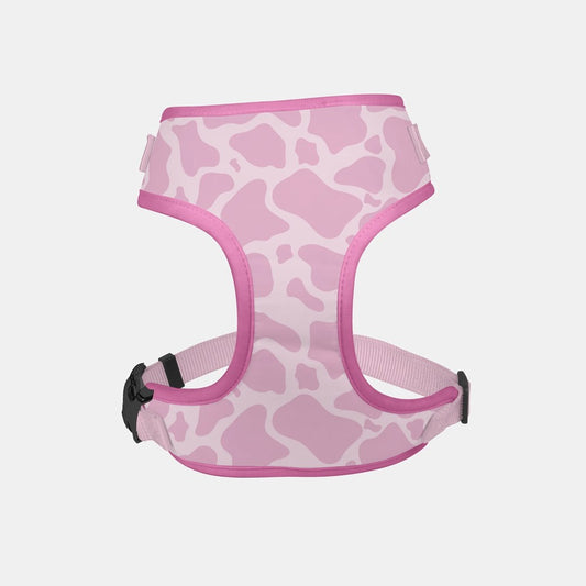 Pet Harness Animal Print Pink - Large