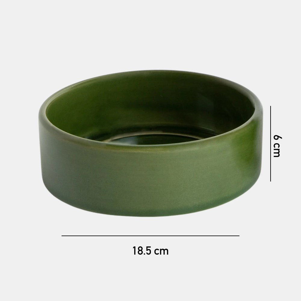 Pet Bowl Large - Olive Matt