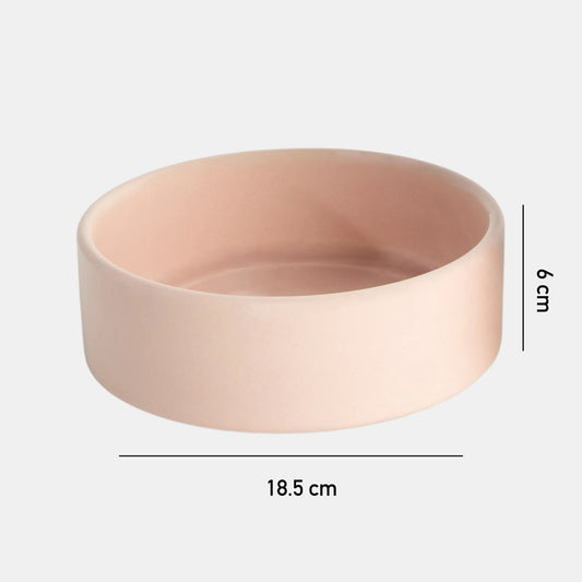 Pet Bowl Large - Dusty Rose Matt