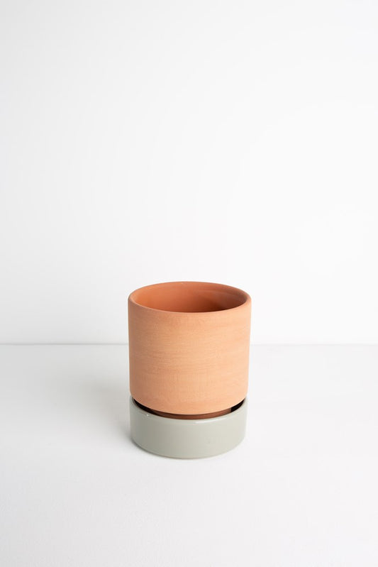 BULK S6 Grace Planter Medium -  Rose Terracotta and Sage