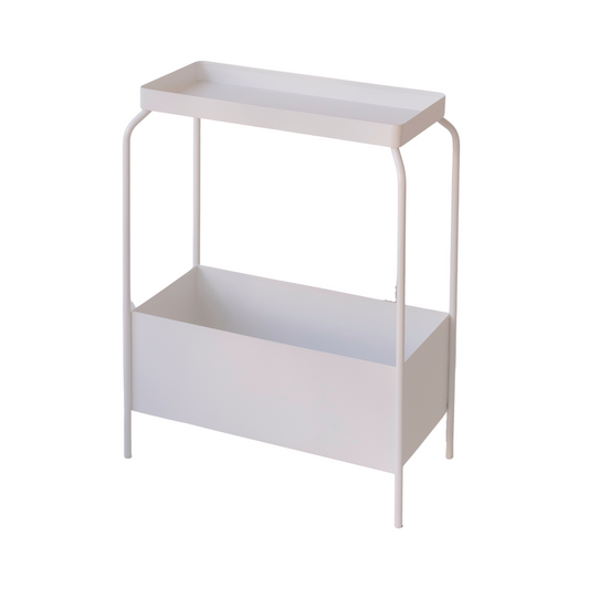 Metal Planter Stand - White