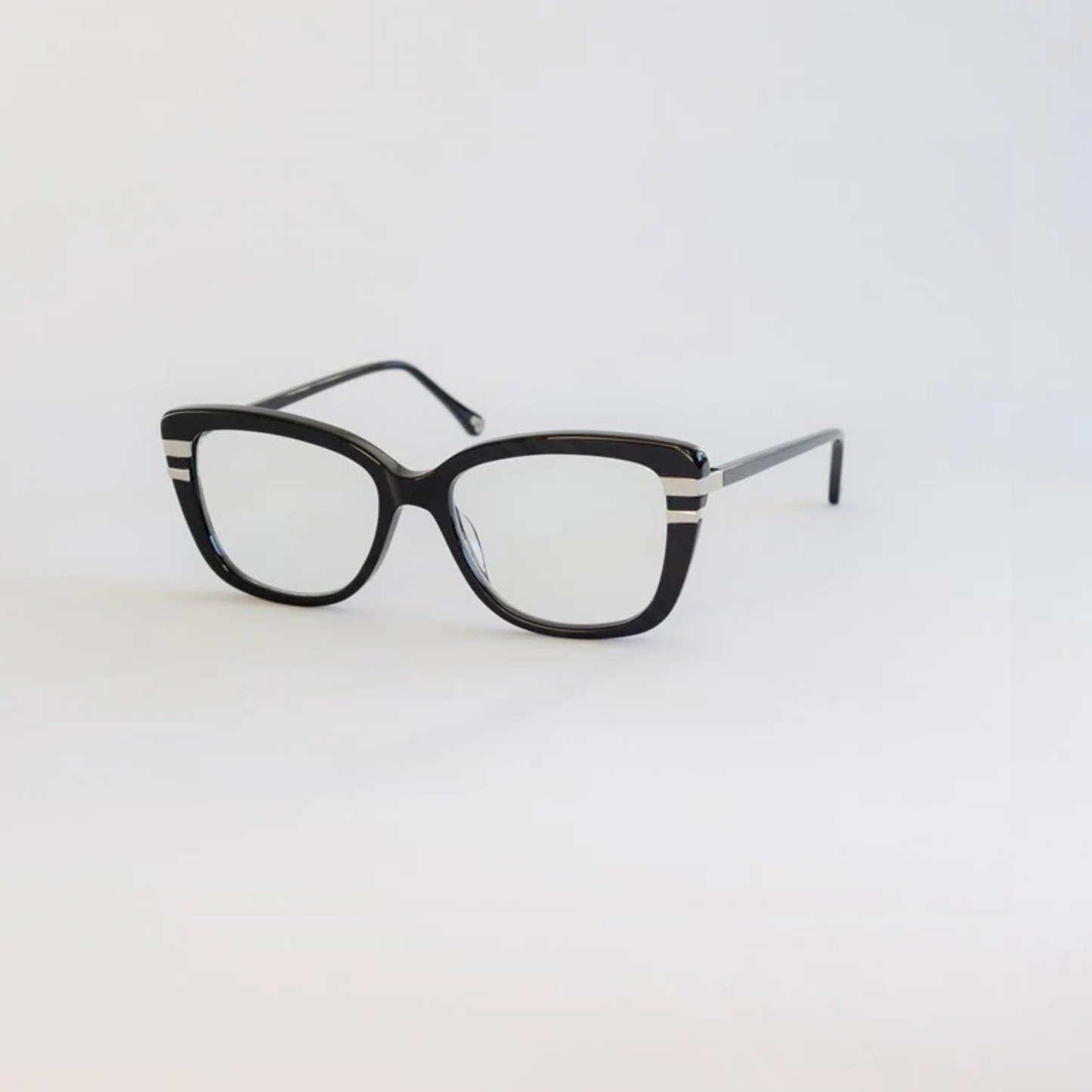 Jazz Reading Glasses - Black/Silver +1