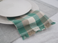 Double Check Napkin S/4 Aqua Storm