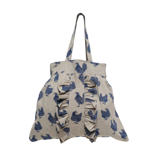 HENRIETTA SHOPPING TOTE BLUEBERRY