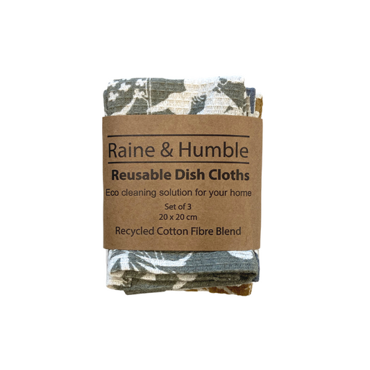 Myrtle Waffle Dish Cloths Set 3