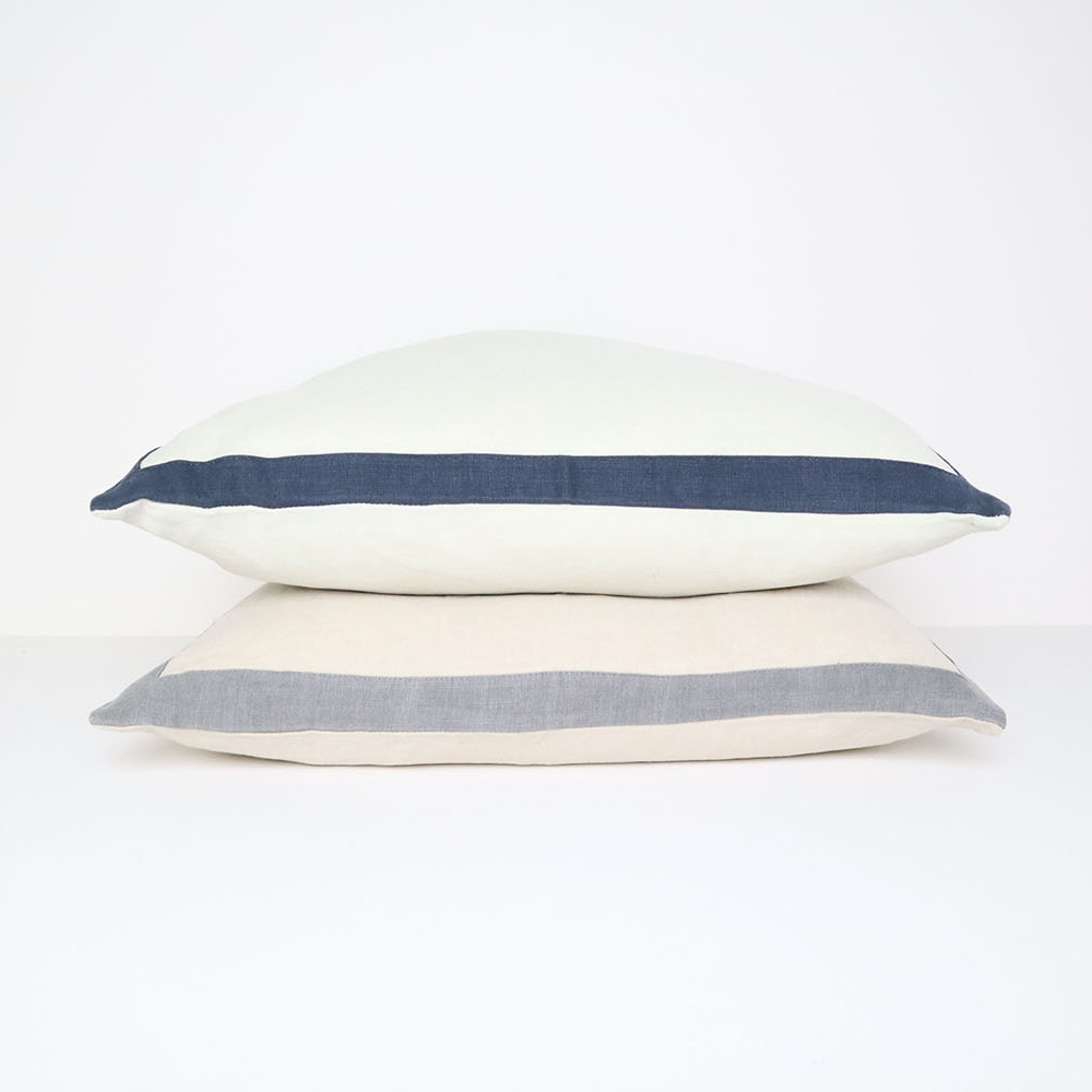 ELEGANCE LINEN CUSHION NAUTIC 50X50