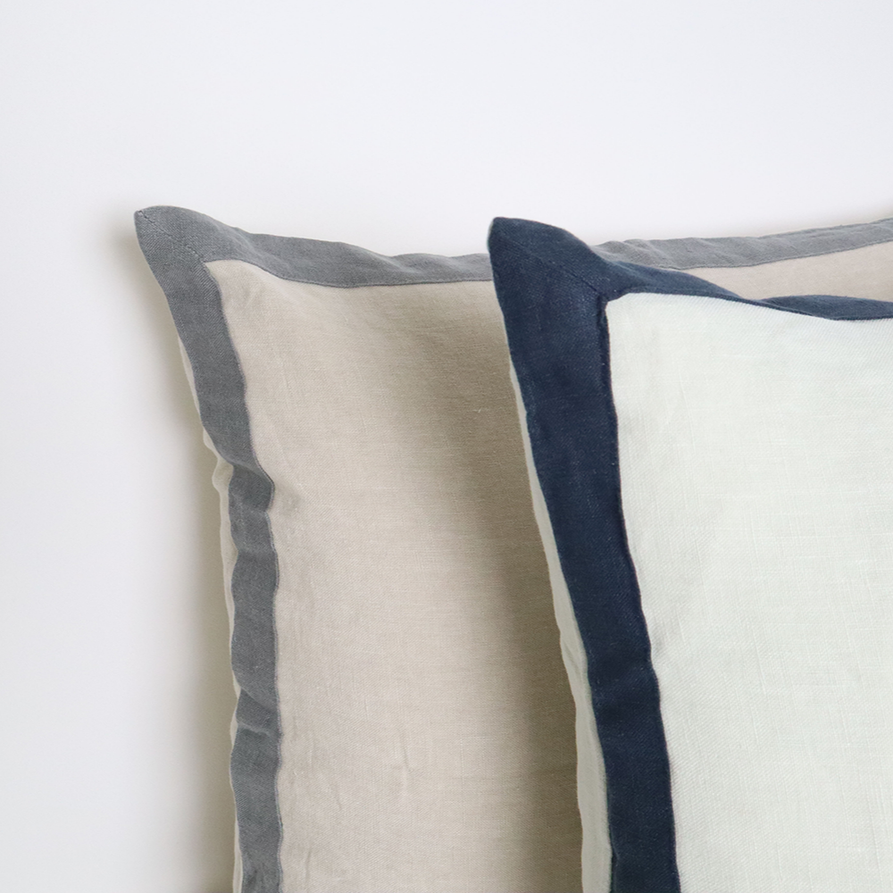 ELEGANCE LINEN CUSHION NAUTIC 50X50