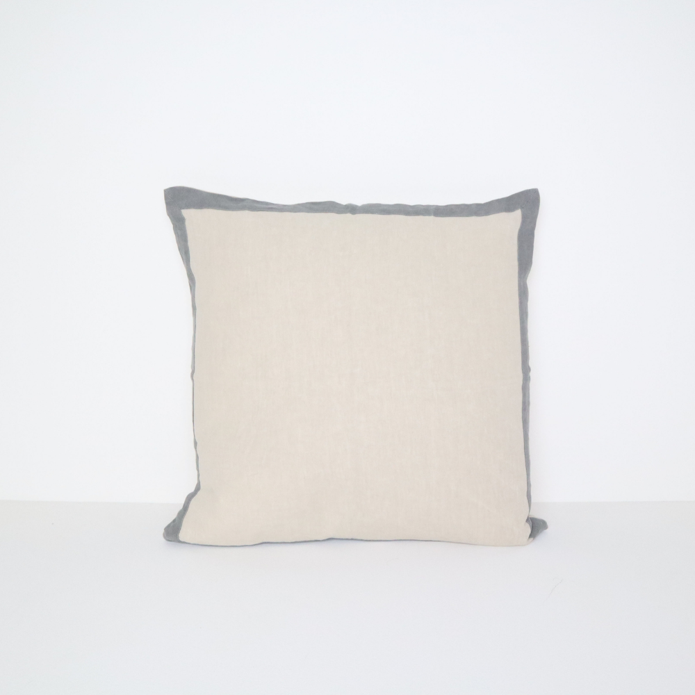 ELEGANCE LINEN CUSHION STORM 50X50