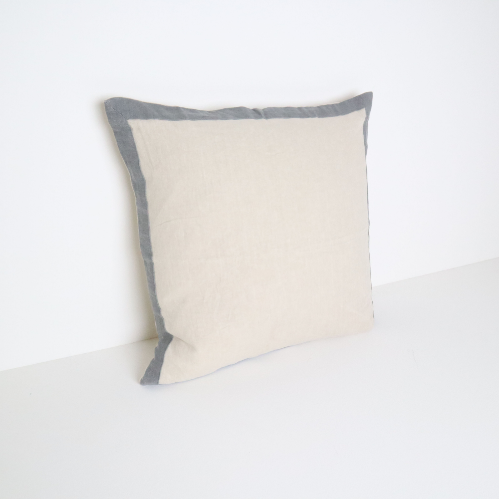 ELEGANCE LINEN CUSHION STORM 50X50