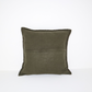 CLASSIC LINEN CUSHION OLIVE GREEN 60x60