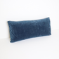 MASON BEE VELVET BREAKFAST CUSHION NAVY 30x60