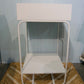Metal Planter Square - White