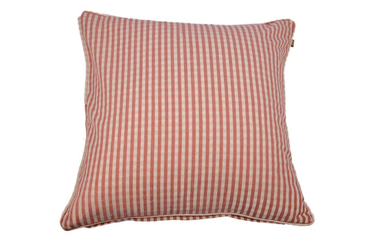 GINGHAM CUSHION FIG 50X50