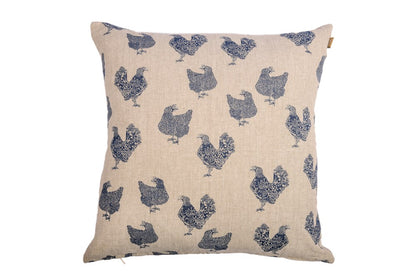 HENRIETTA CUSHION BLUEBERRY 45X45