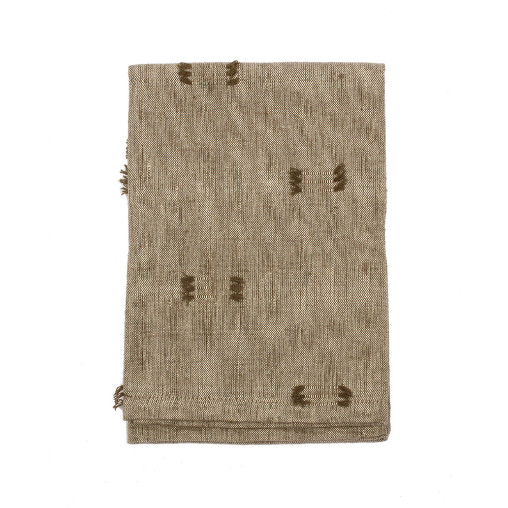 Tuft Napkin Burnt Olive Set 4