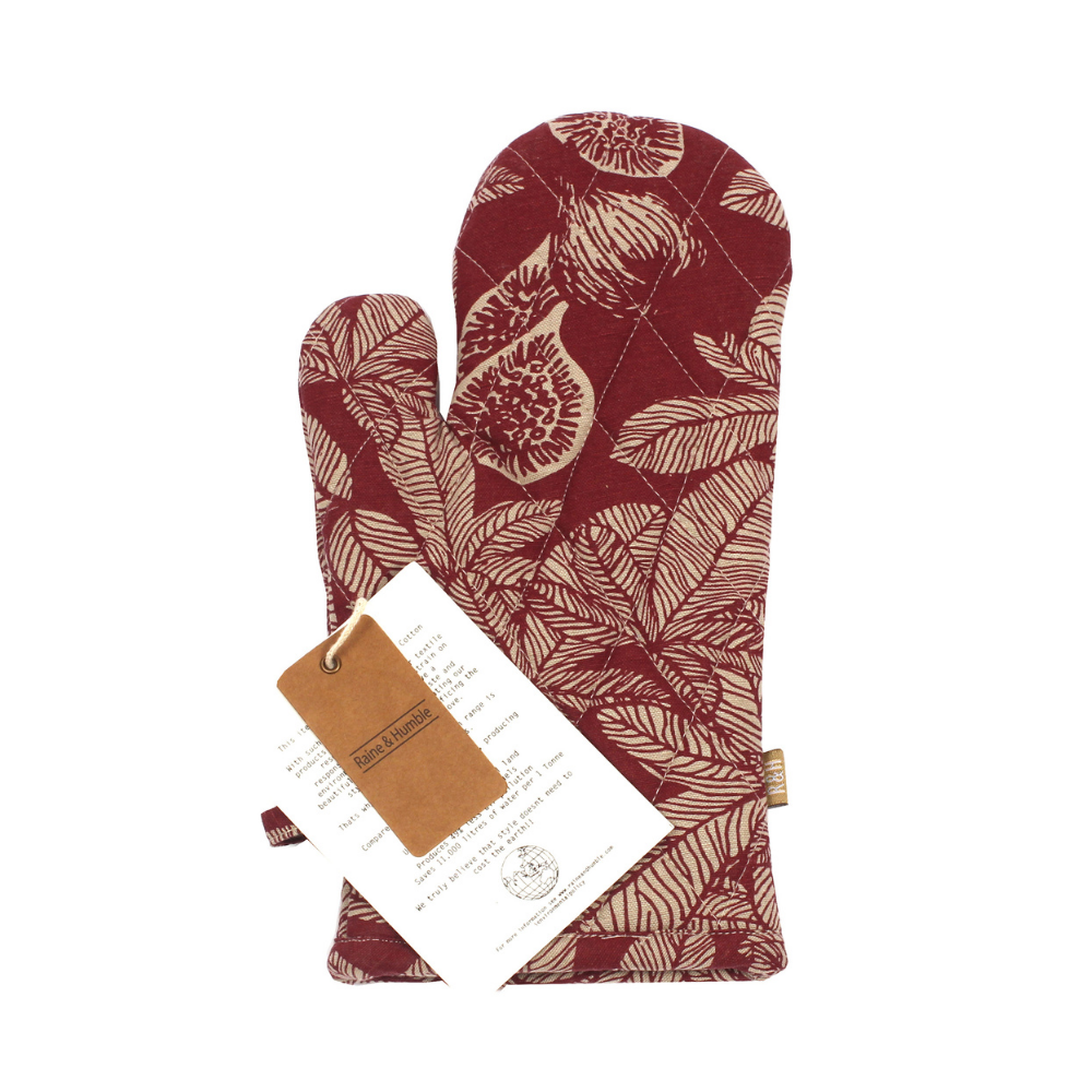 Fig Tree Single Oven Glove Ruby