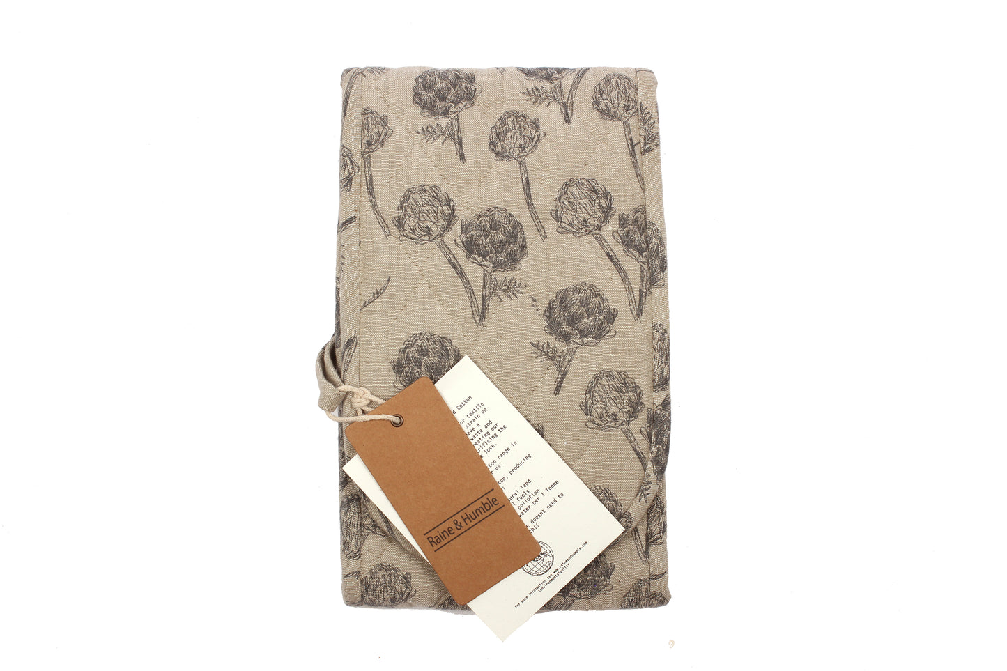 Artichoke Double Oven Glove Charcoal