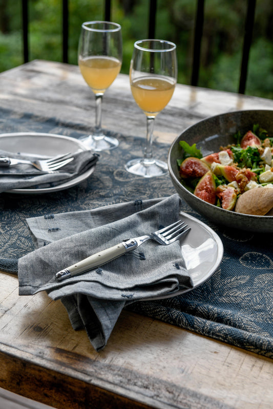 Tuft Napkin Dark Slate Set 4