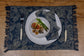 Fig Tree Placemat Dark Slate S/4