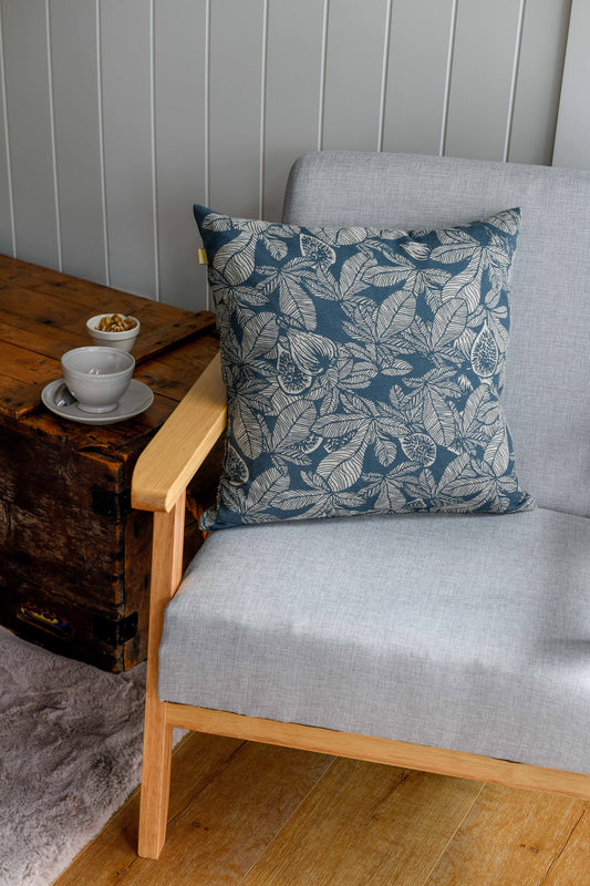Fig Tree Cushion Dark Slate