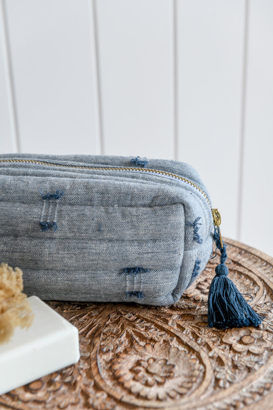 Tuft Beauty Bag Dark Slate