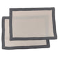 ELEGANCE LINEN PLACEMAT STORM S/6