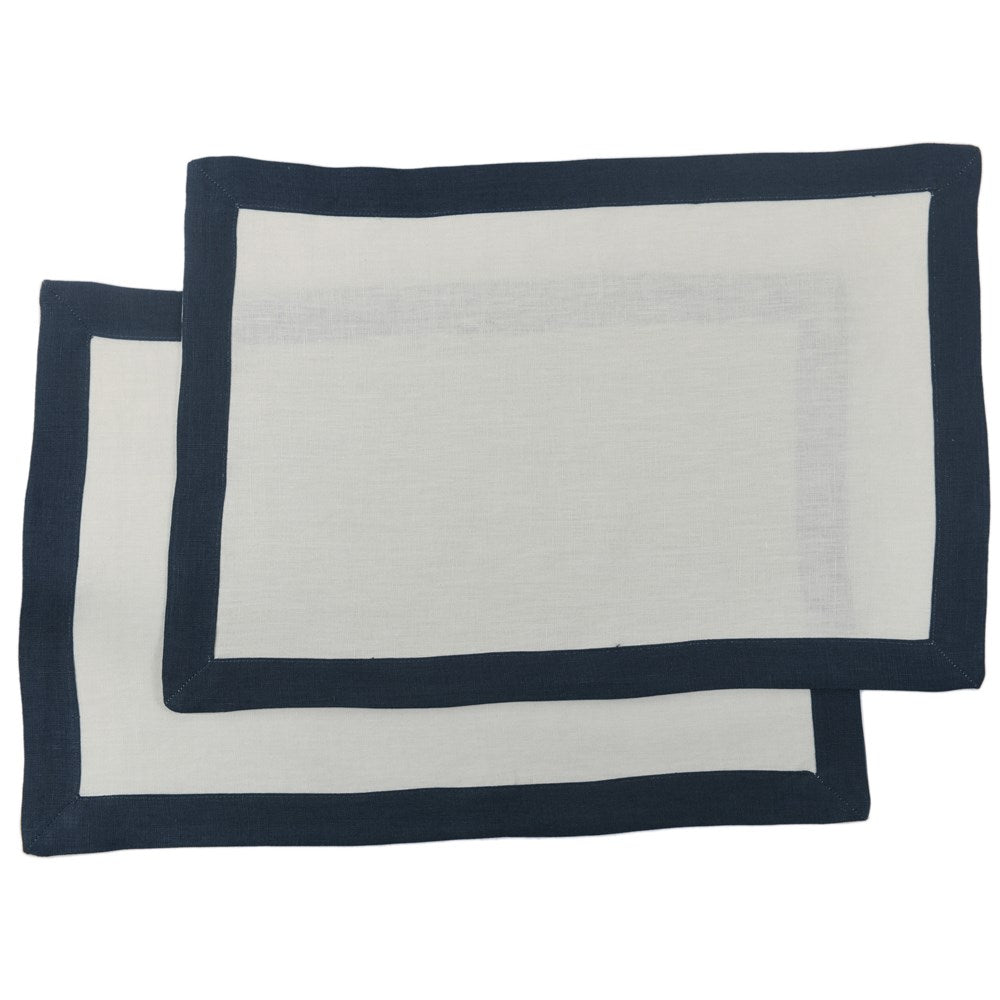 ELEGANCE LINEN PLACEMAT NAUTIC S/6