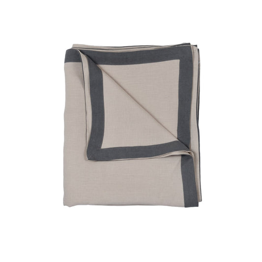 ELEGANCE LINEN TABLECLOTH STORM
