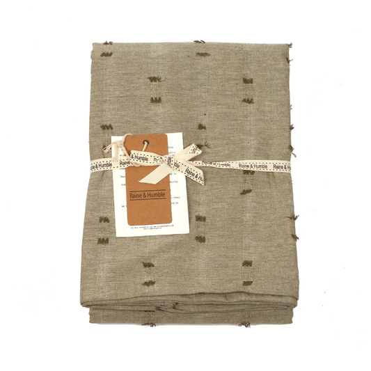 Tuft Tablecloth Burnt Olive