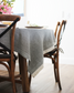 Herringbone Tablecloth Dark Slate 140x240