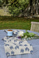 HENRIETTA TABLE RUNNER BLUEBERRY