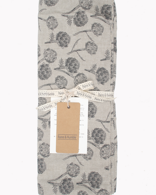 Artichoke Table Runner Dark Slate