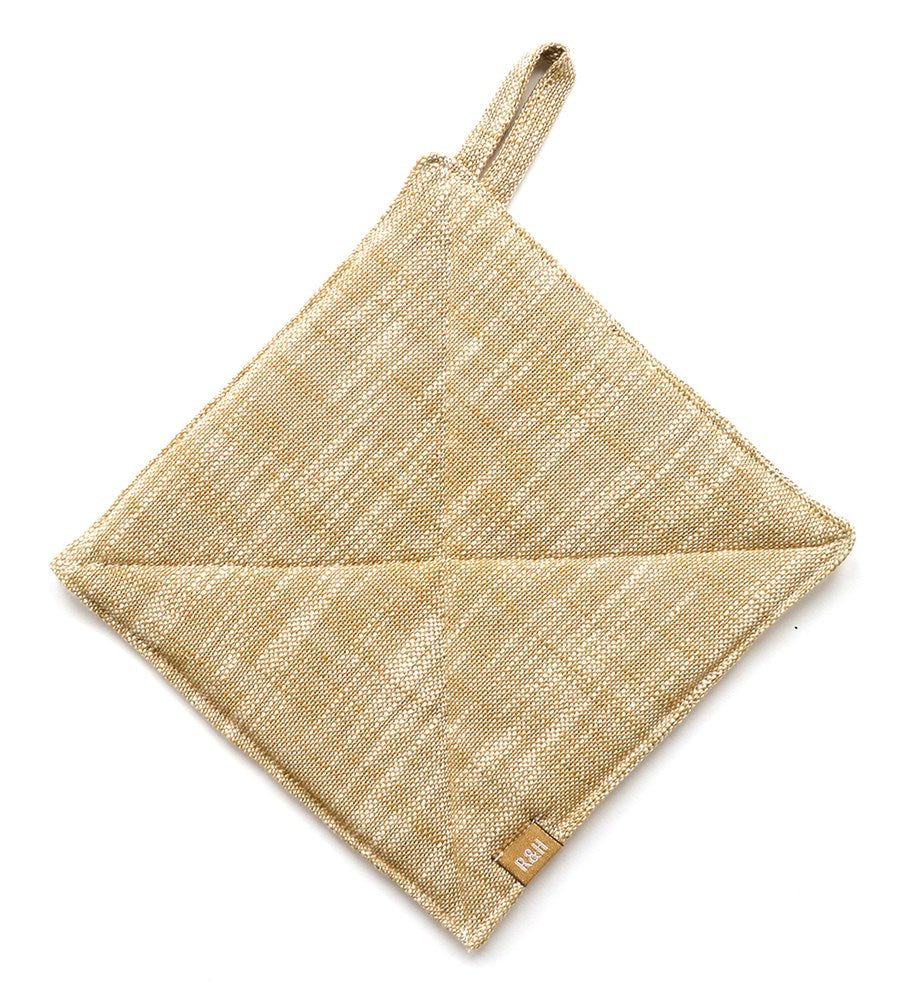 SLUB CHAMBRAY TRIVET 20x20cm MUSTARD