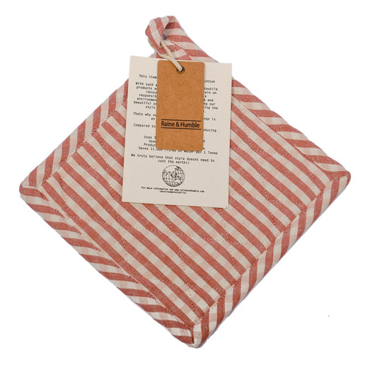 GINGHAM POT HOLDER FIG