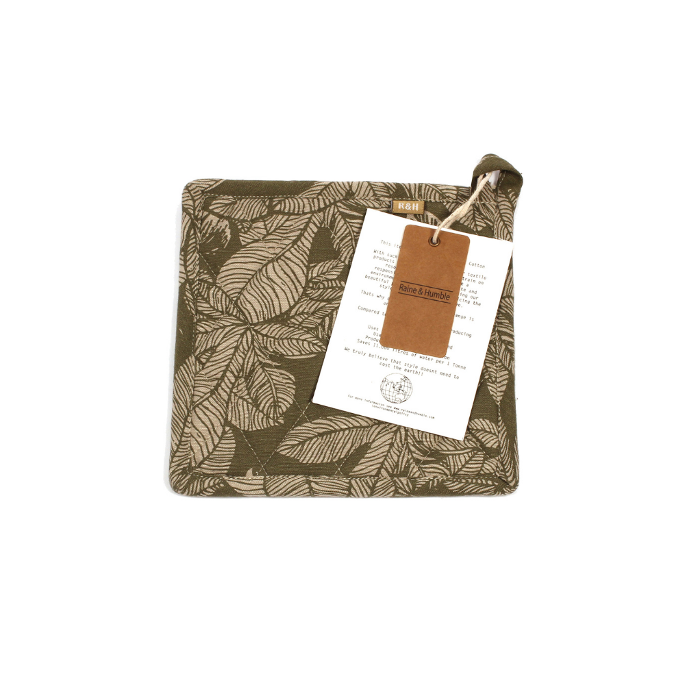 Fig Tree Pot Holder Burnt Olive