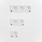 Alfa Wall Hooks Set - White