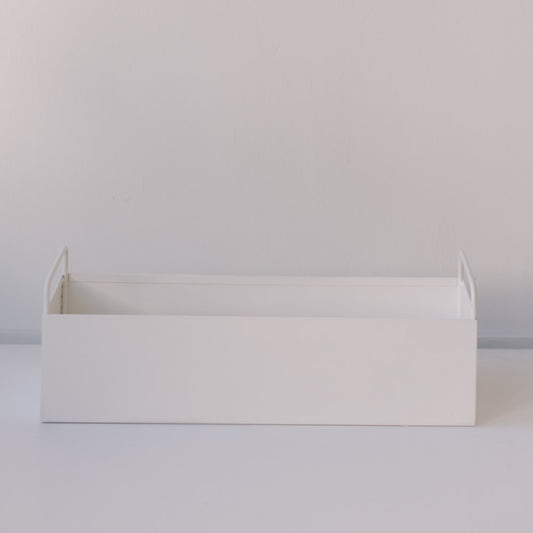 Metal Planter Box - White