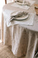 MASON BEE LINEN TABLECLOTH STONE